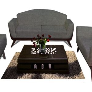 Meuse Wooden Sofa Noir 2S